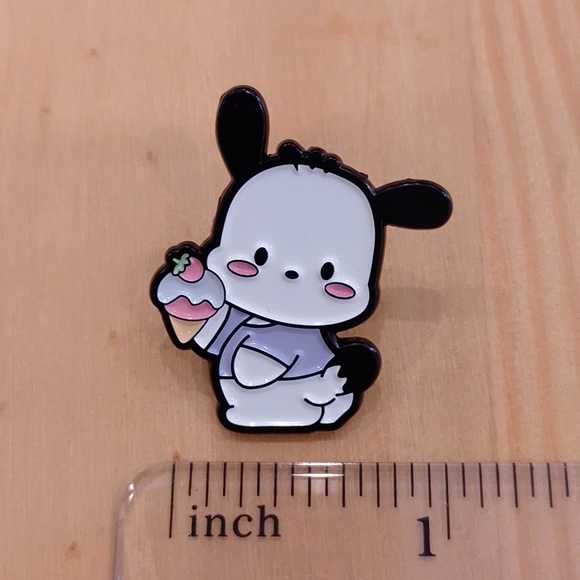 🆕 Sanrio Pochacco Enamel Pin Brooch Hello Kitty - Picture 7 of 8